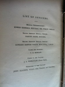 List of Officers