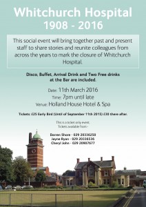 Whitchurch party poster